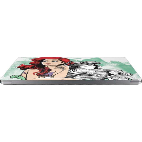 Disney Princess Ariel Sketch Art Universal Laptop 12in (9.8 x 6.8in) Skin